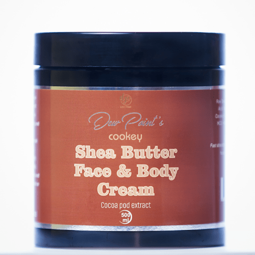 Shea Butter Face And Body Cream Cookey 500ML