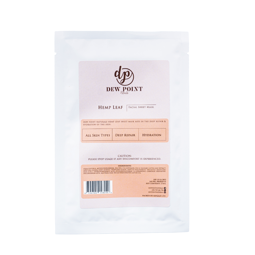 Hemp Leaf Deep Repair Facial Sheet Mask